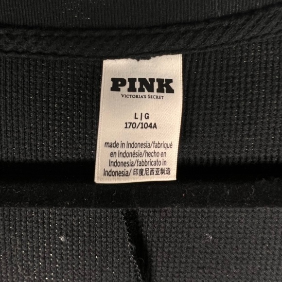 NWOT PINK VICTORIA’S SECRET THERMAL LONG BLING ONESIE SIZE LARGE - Picture 6 of 6